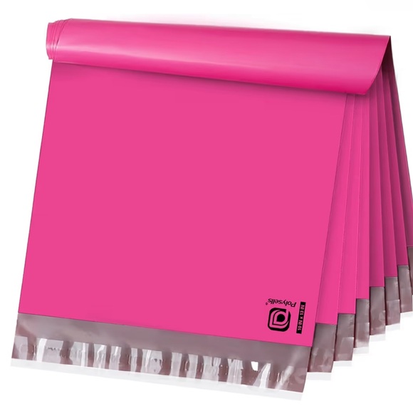 Buste Postali In Polietilene Pink Hearts 10x13 - Borse Per - Foto 12